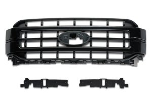 Ford F-150 Grille - Ford Racing - Black Painted - `21-`23 Ford F-150 Grille - Ford Racing - Black Painted - `21-`23